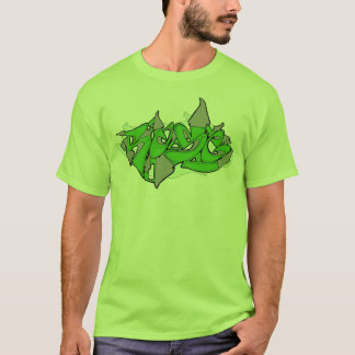 Green Rase Graffiti T-shirt