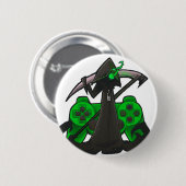 Green Reaper Badge Ronde Button 5,7 Cm (Voorkant /achterkant)