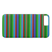 Green Red Blue Mexican Sarape Case-Mate iPhone Case (Achterkant (Horizontaal))