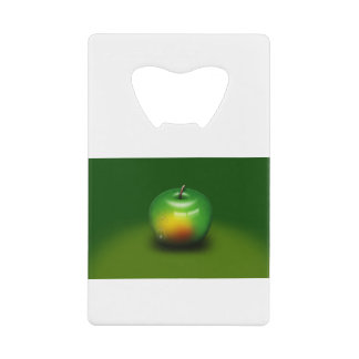 Green-Red Delicious Apple Kredietkaart Flessenopener
