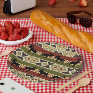 Green Red Ivory Ochre Ethnic Kijk Papieren Bordje