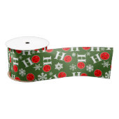 Green Red Pickleball Kerstmis Ho Ho Snowflake Lint (Spoel)