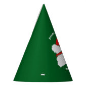 Green Red Santa Christmas Feesthoedjes (Links)