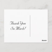 Green Regency Dank u Briefkaarten (Achterkant)