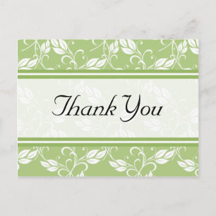 Green Regency Dank u Briefkaarten