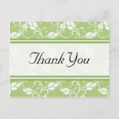 Green Regency Dank u Briefkaarten (Voorkant)