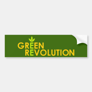 Green Revolution Bumpersticker