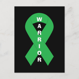 Green Ribbon Mental Health Awareness Warrior Briefkaart