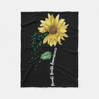 Green Ribbon Warrior and Supporters - Geestelijke  Fleece Deken