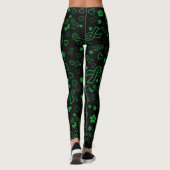 Green Ribbons Multi...C Diff Leggings (Achterkant)