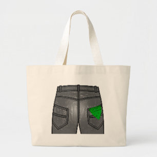 Green Right Hanky Grote Tote Bag