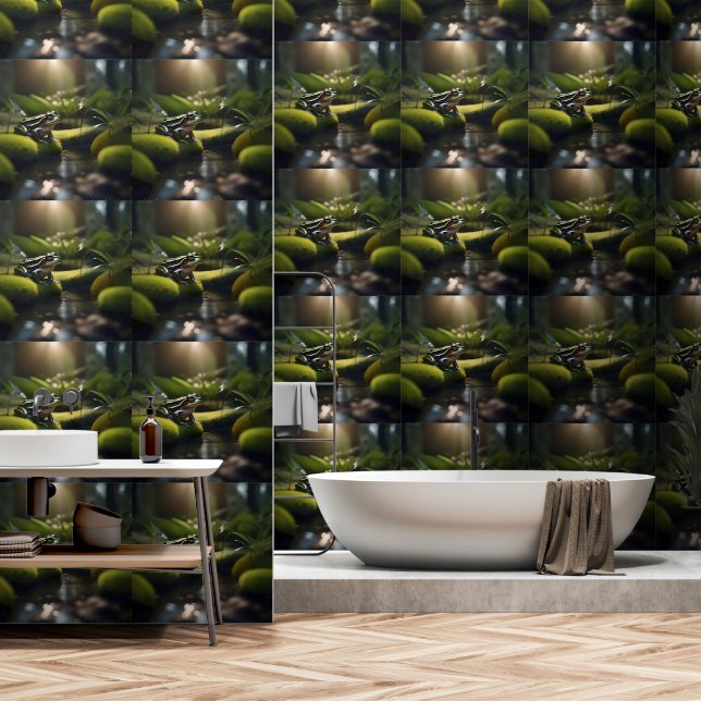 Green River Frog Behang (Badkamer)