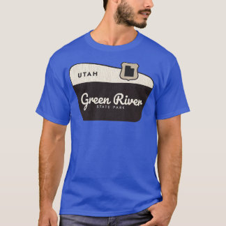 Green River State Park Utah Welkomstbord T-shirt