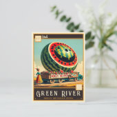 Green River, Utah | Carte Postale Ancienne (Debout devant)