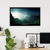 Green Rock Poster (Thuiskantoor)