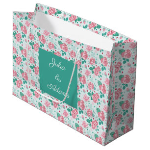 Green Roos Gift Bag Groot Cadeauzakje