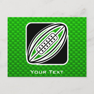 Green Rugby Briefkaart