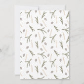 Green Rustic Pine Christmas Party Invitation (Dos)