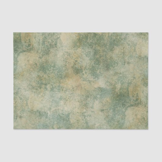 Green Rustic Texture Tissuepapier (Voorkant)