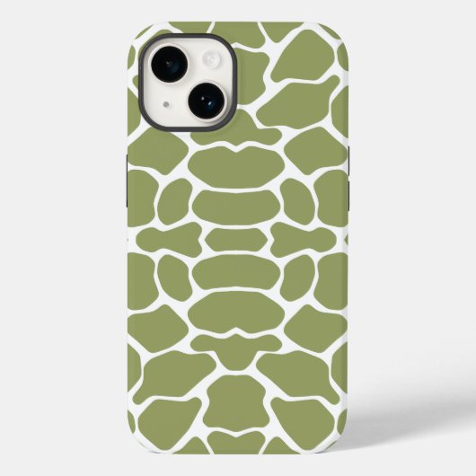 Green Safari Giraffe Case-Mate iPhone Case (Achterkant)
