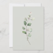 Green Sage 60e anniversaire Invitation (Dos)