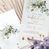 Green Sage Green Bridal Shower Invitation