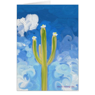 Green Saguaro, Blue Sky