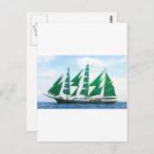 Green Sails Briefkaart (Voorkant / Achterkant)