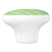 Green Sand Ripples Monogram Ceramic Pull Keramische Knop (Zijkant)