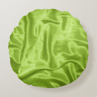 Green Satin Round Sierkussen Rond Kussen