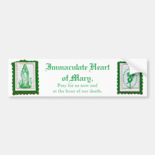 Green Scapular Bumpersticker