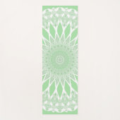 Green Seafoam Tristyns Mandala Yogamat (Voorkant)