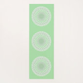 Green Seafoam Tristyns Mandala Yogamat (Achterkant)
