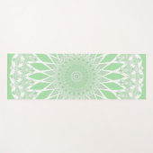 Green Seafoam Tristyns Mandala Yogamat (Voorkant (horizontaal))
