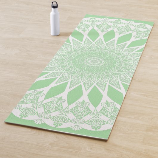 Green Seafoam Tristyns Mandala Yogamat (In situ)