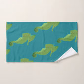 Green Seahorse Bathroom Towel set Bad Handdoek (Handdoek)