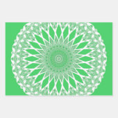 Green Seedling Tristyns Mandala Inpakpapier Vel (Voorkant)