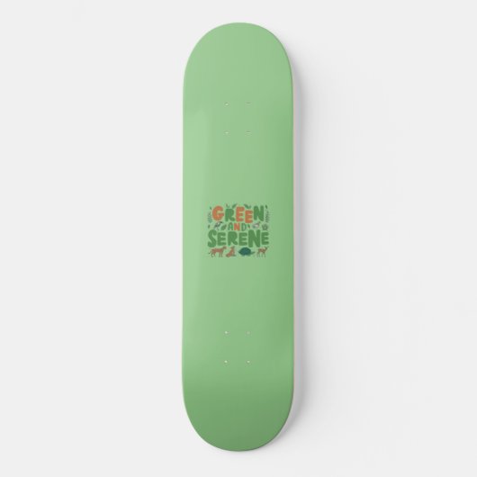 Green Serene Skateboard (Voorkant)
