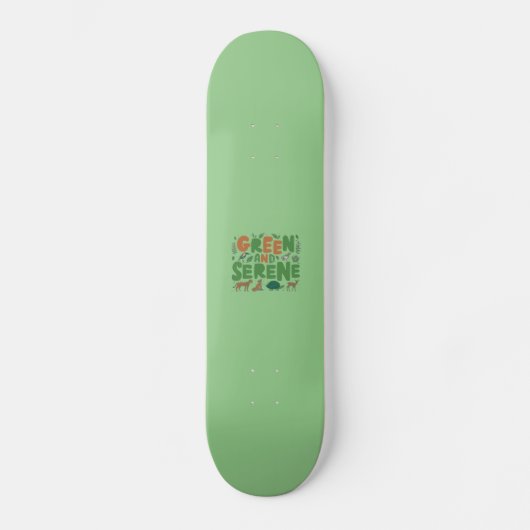 Green Serene Skateboard (Voorkant)