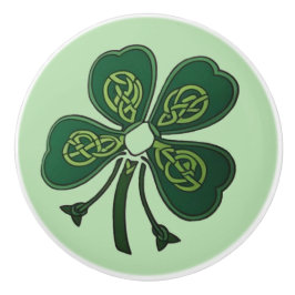 Green Shamrock 2025 Keramische Knop