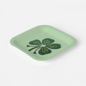Green Shamrock 2025 Papier Bord (Gebogen)