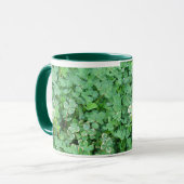 Green Shamrock Coffee Mok (Voorkant links)
