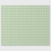 Green Shamrock Gift Wrap papier Iers (Vlak)