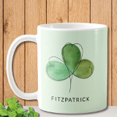 Green Shamrock Irish Heritage Koffiemok