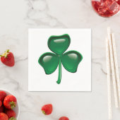 Green Shamrock Irish Ireland Paper Napkins Servet (Insitu)