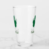 Green Shamrock met Jouw naam Glas (Links)