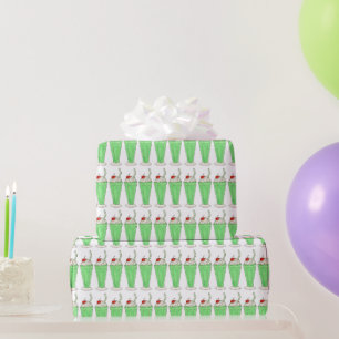 Green Shamrock Milkshake Ijs Shake Iers Cadeaupapier