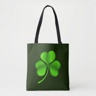Green Shamrock op Dark Green set Draagtas