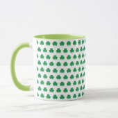 Green Shamrock Pattern Irish St Patricks Day Mok (Links)