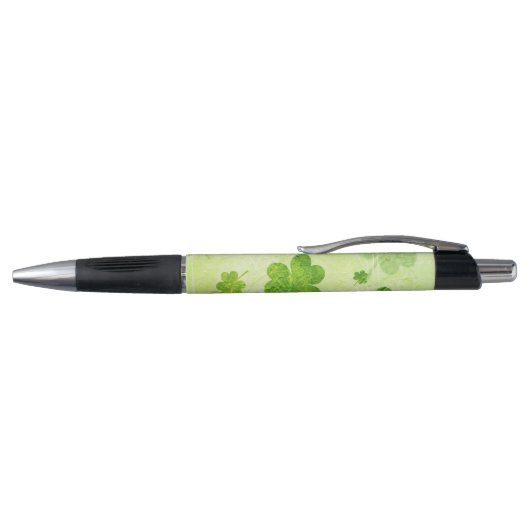 Green Shamrock Pattern Pen (Bovenkant)